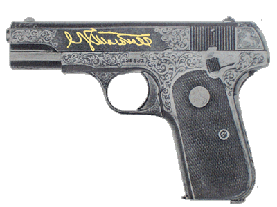 MG George C. Marshall's Factory Engraved and Gold Inlaid .380