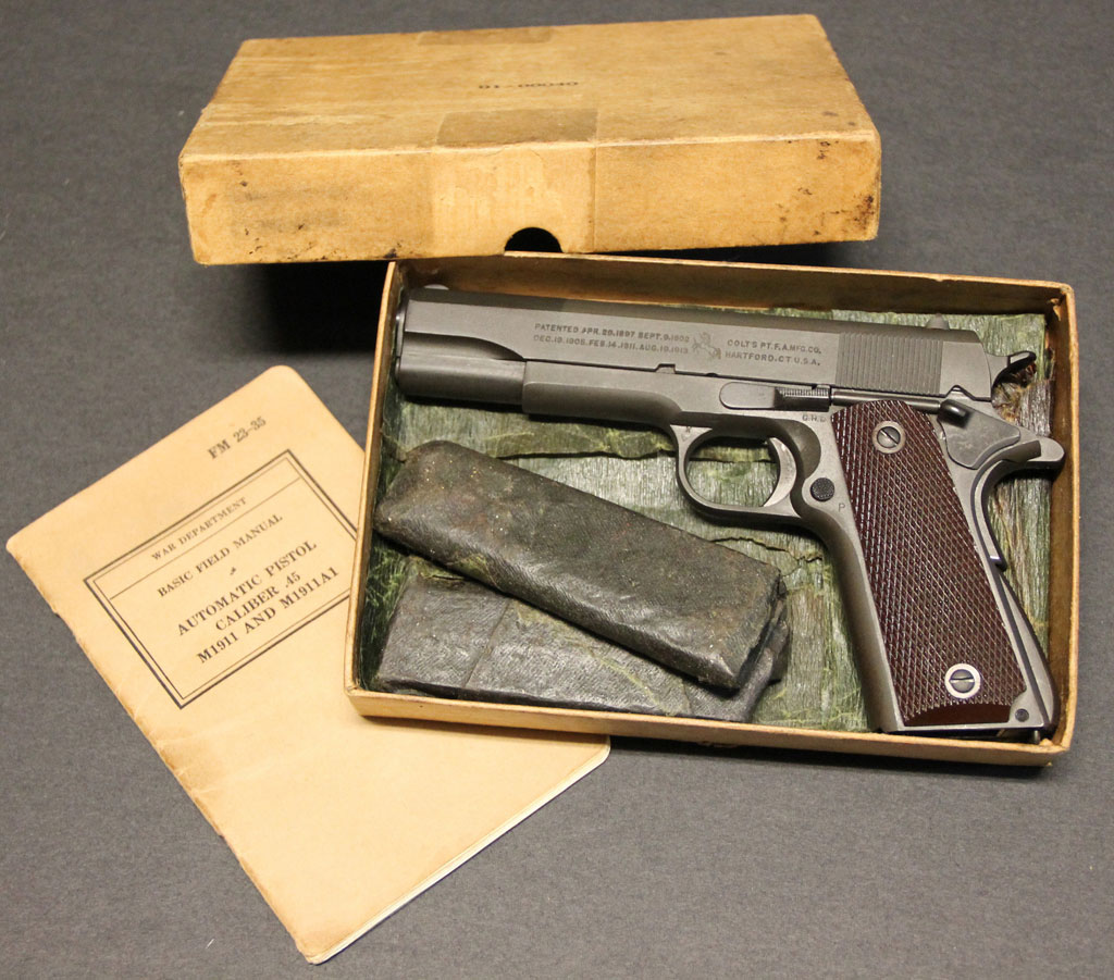 Colt M1911a1 Us Army 1911a1 45 Acp 1943 Us Army Contract No 872832 0945