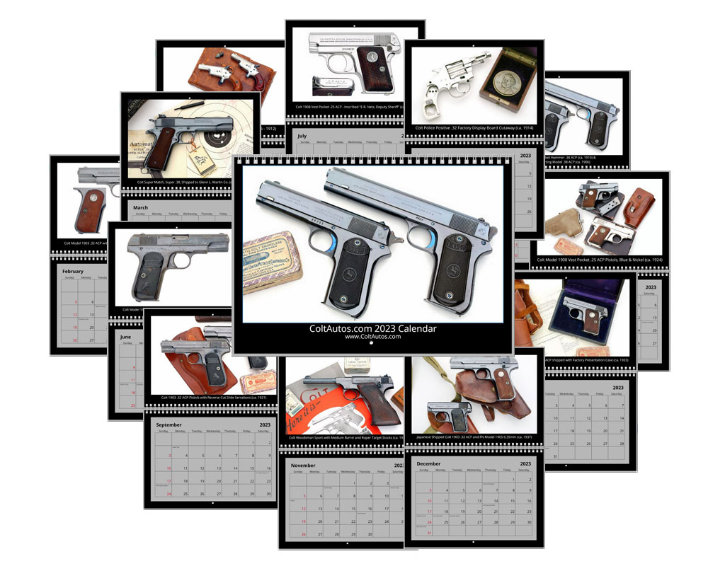 Colt Pistols and Revolvers for Firearms Collectors 2023