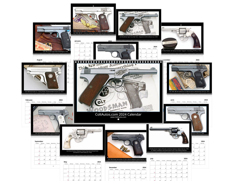 Colt Pistols and Revolvers for Firearms Collectors 2024